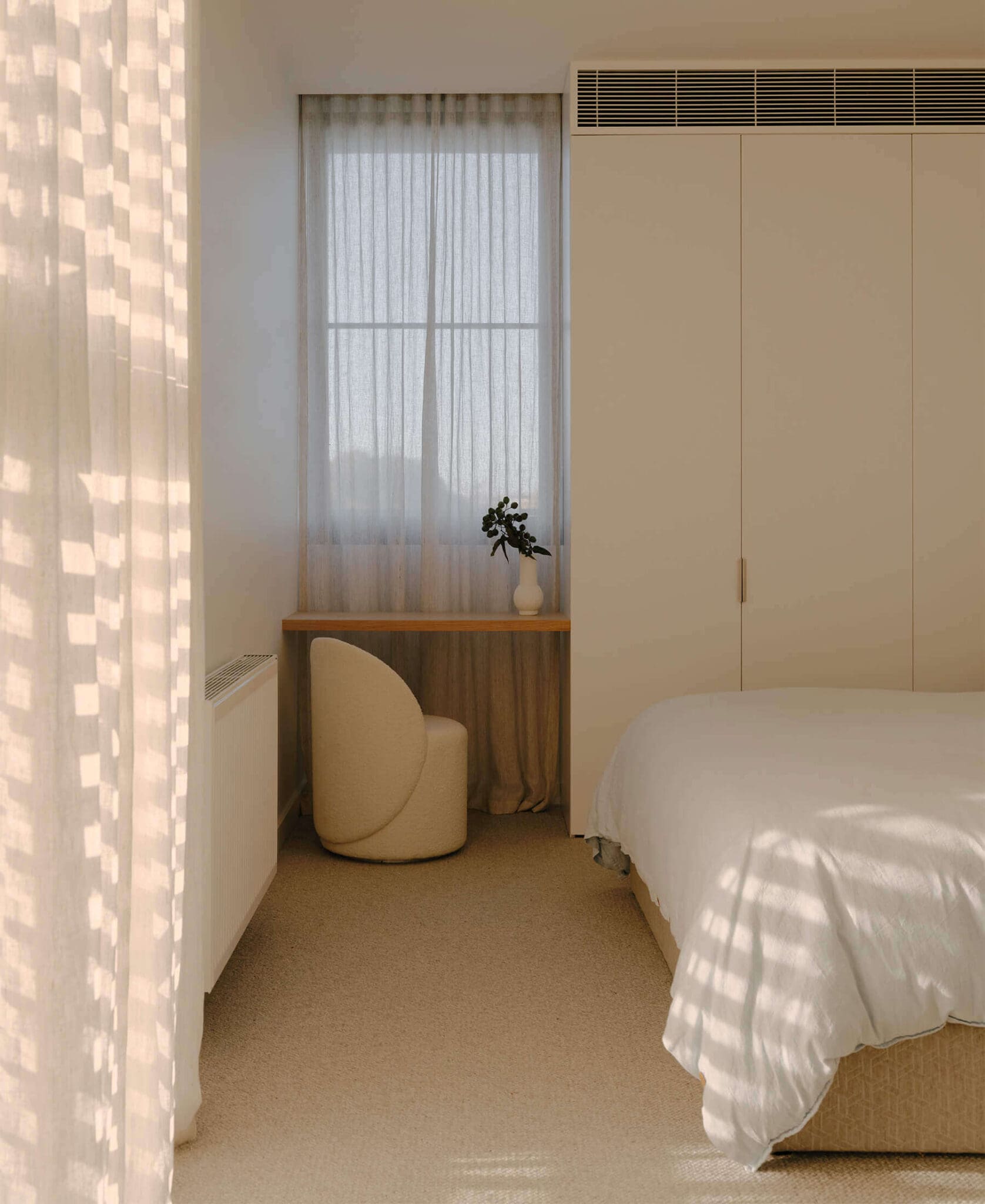 bedroom with chair